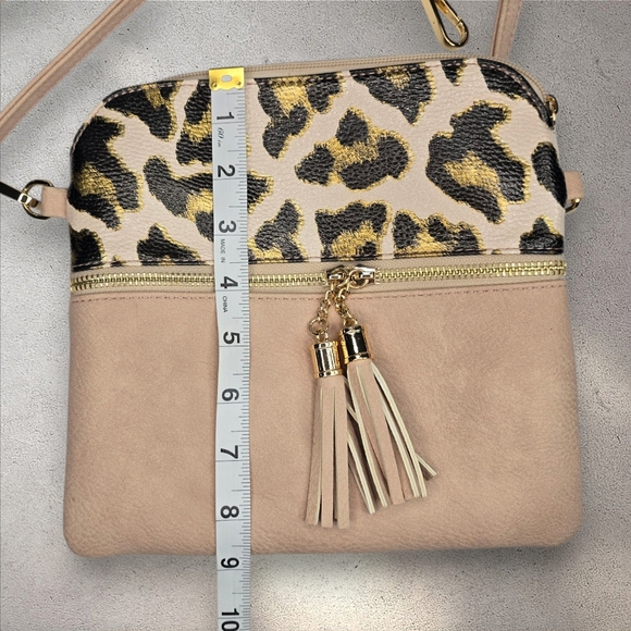 Jen & Co Tara Crossbody with Tassel Zippers And Wristlet Strap - Picture 7 of 10